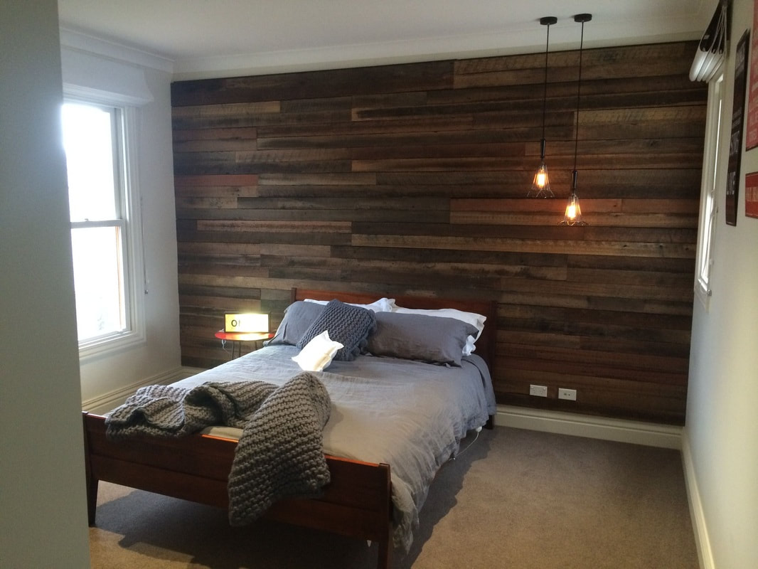 Artisan Two Board Feature Wall Bedroom
