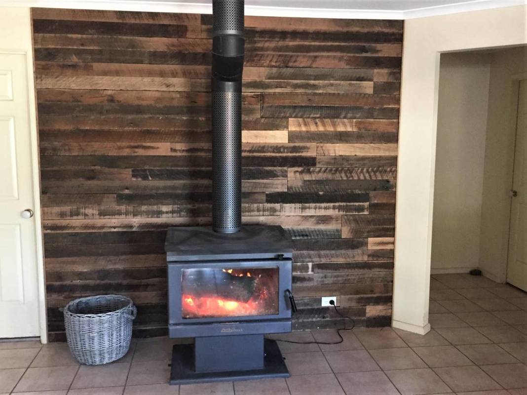 Artisan Two Board Feature Wall Fire Place