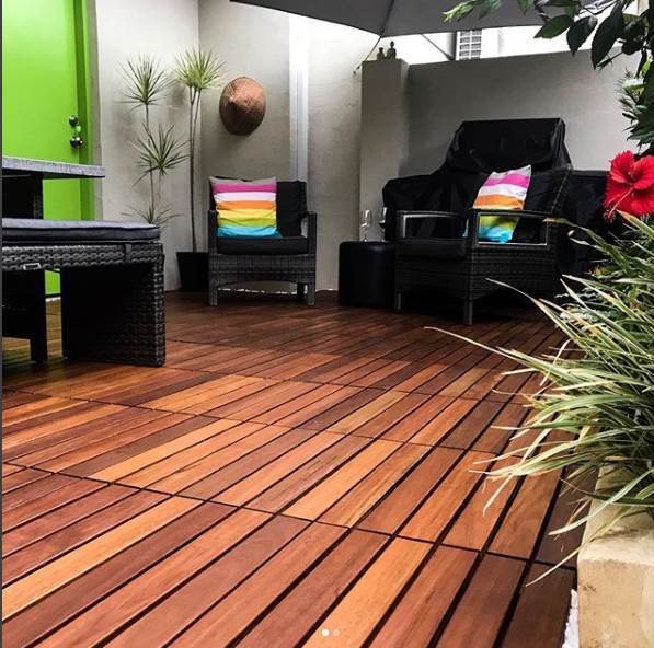 Courtyard deck tiles Perth
