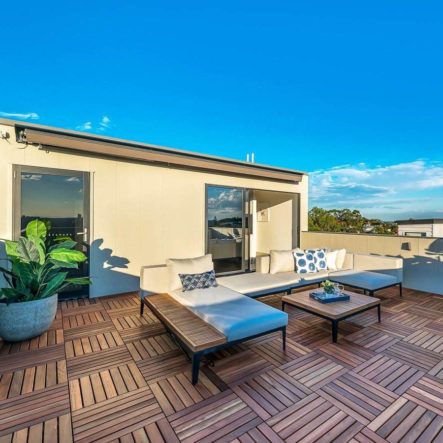Rooftop deck tiles Brisbane