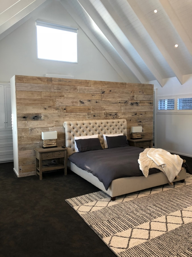 Whitewashed Sleeper Panels Feature Walls Recycled Timber