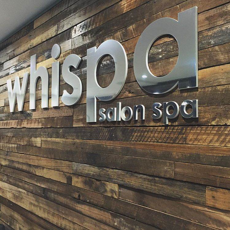 Northern Rivers Recycled Timber recycled Australian recycled hardwood Artisan 3 board wall panels. For business, commercial or residential interior design. Whispa Salon Spa Menai