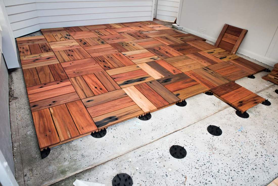 Decking Tiles Wood Deck, Floating Outdoor Deck Tiles